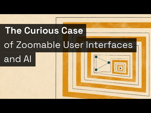 The Curious Case of Zoomable User Interfaces and AI