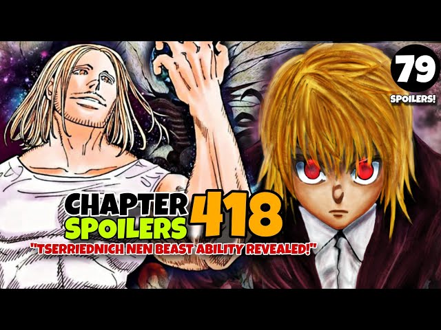 TSERRIEDNICH NEN BEAST ABILITY REVEALED!! 😱 GOD OF ILLUSIONS!! Hunter X Hunter Chapter 418 Spoilers 
