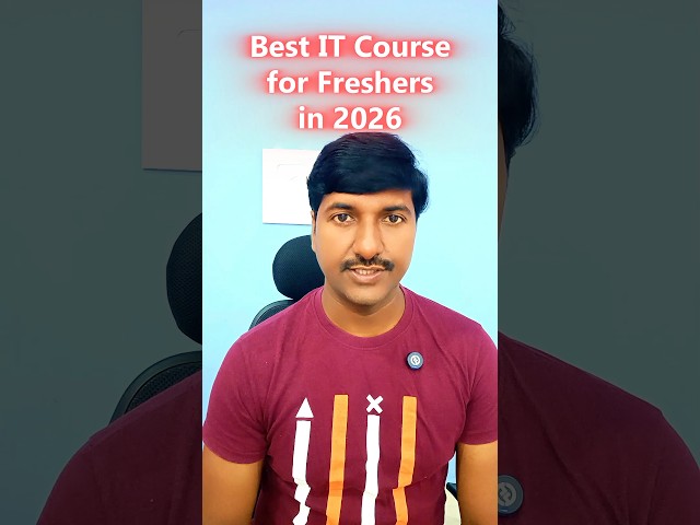 Top 5 IT courses for freshers in 2026
