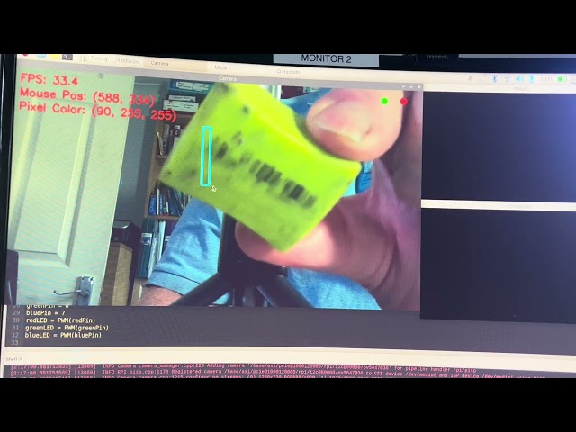 AI on the Edge Pi 5 : Lesson 29: Homework - interact with program using mouse