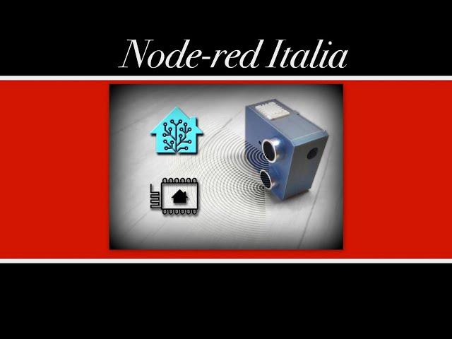 Automazione Node-Red per sensore ultrasuoni HC-SR04 ESPHome in Home Assistant