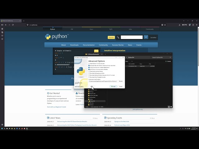 Installing Python 3.14 for your course