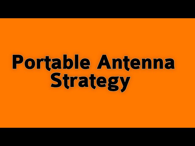 Portable Ham Radio Antenna Strategy | OH8STN Off Grid
