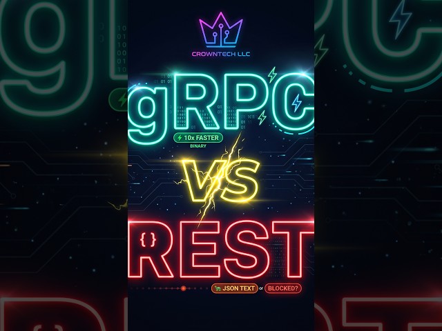 gRPC vs REST: Why gRPC + Protobuf is 10X Faster than REST + JSON! #grpc #rest