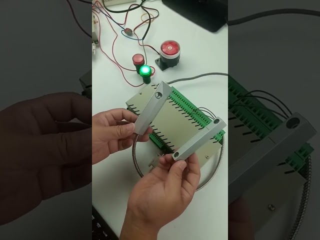Remote control of the door requires only one action