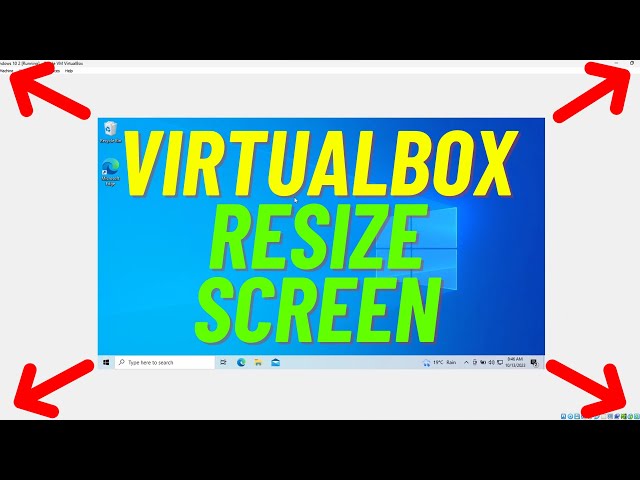 How to Fix Screen Resolution in VirtualBox