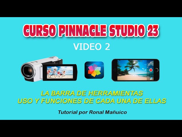 Pinnacle Studio 23 Tools: Learn the functions of each one, Video 2 of the Complete Course