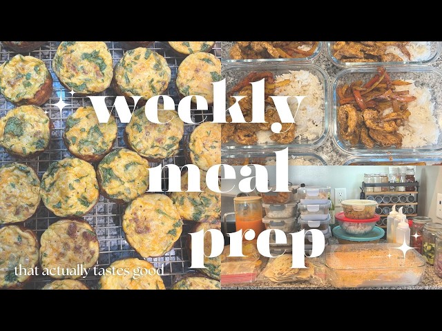 meal prep that actually tastes good ✨ everything I made for the week