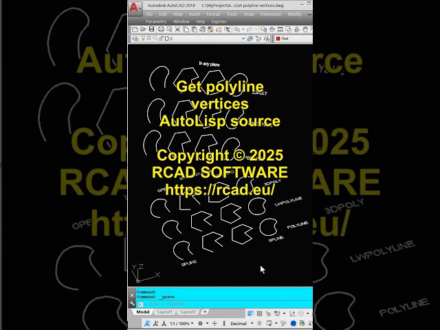 Get polyline vertices in #autolisp!