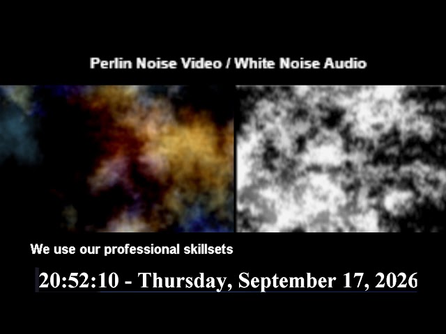 LIVE Paranormal Experiment Stream: Perlin Noise Video & Live Filtered Experiment Audio