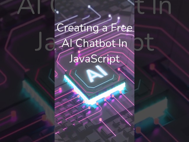 Build an AI Chatbot in Javascript: Easy and Free!  #javascript  #ai #chatbot