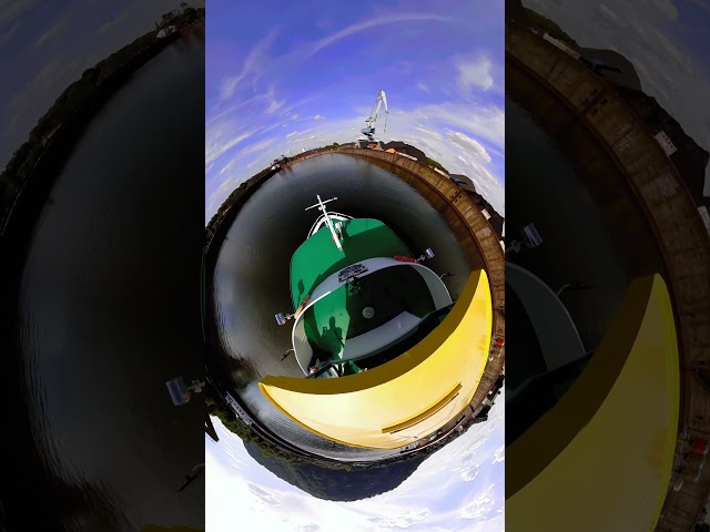 Port of Dillingen in September- #panoxv2 #littleplanet