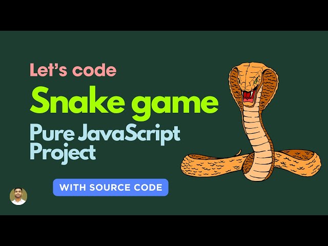 Snake Game JavaScript | Snake Game Using Html CSS and JavaScript | JavaScript Project for Beginners