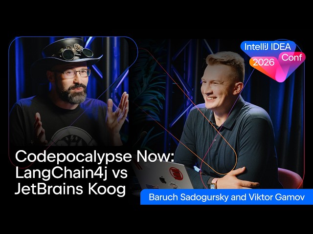 Codepocalypse Now LangChain4j vs JetBrains Koog by Baruch Sadogursky and Viktor Gamov