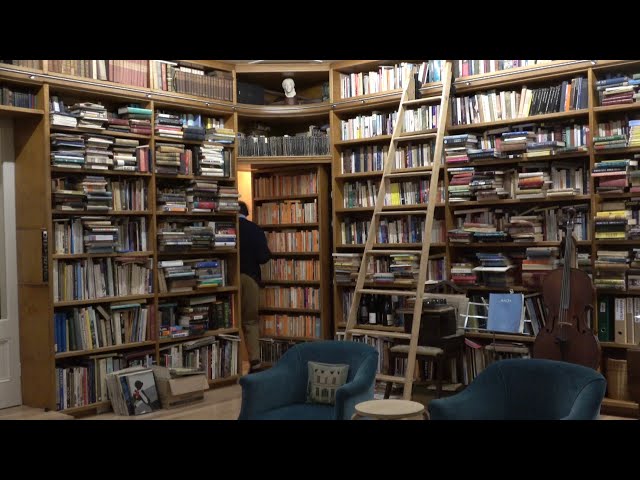 Building our 7,000-Book Home Library | Secret Door, Rolling Ladder & Dome Ceiling