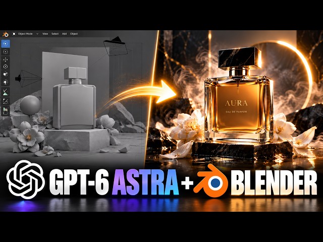 Create INSANE Scenes In Blender + GPT-6 Astra + Higgsfield