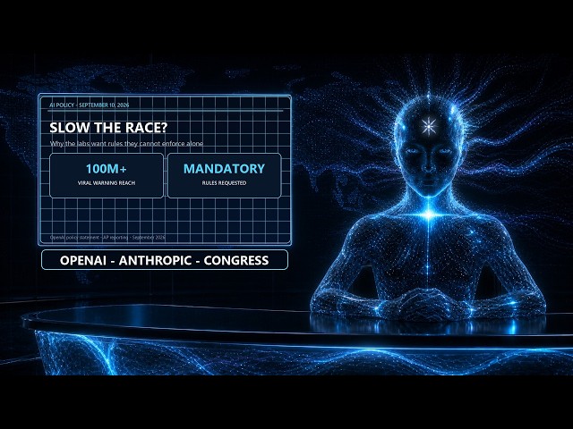 September 10, 2026 - Why OpenAI Wants Rules It Cannot Follow Alone | SYNVUM Deep Dive