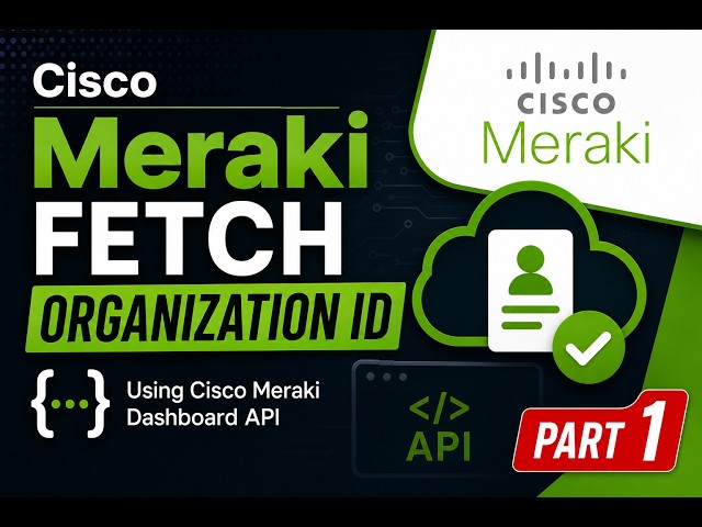 Python : Automating Cisco Meraki through Rest API to get Org ID #ciscomeraki #python