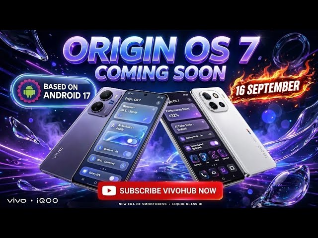 OriginOS 7 Official Reveal: Liquid Glass UI, Virtual GPU 4.0 & Atomic Workbench ! You Need To Know !