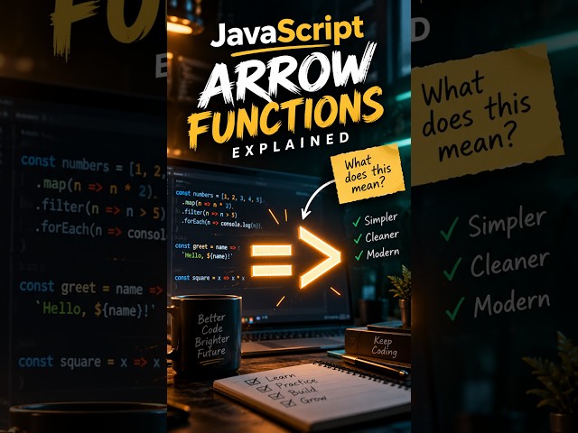🚀JavaScript?  | Arrow Functions 🤔