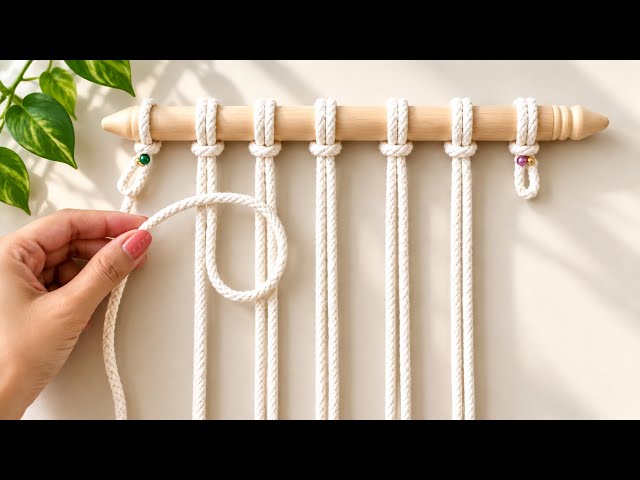 Macramé - Macrame Pattern Tutorial - DIY Macrame for beginners 