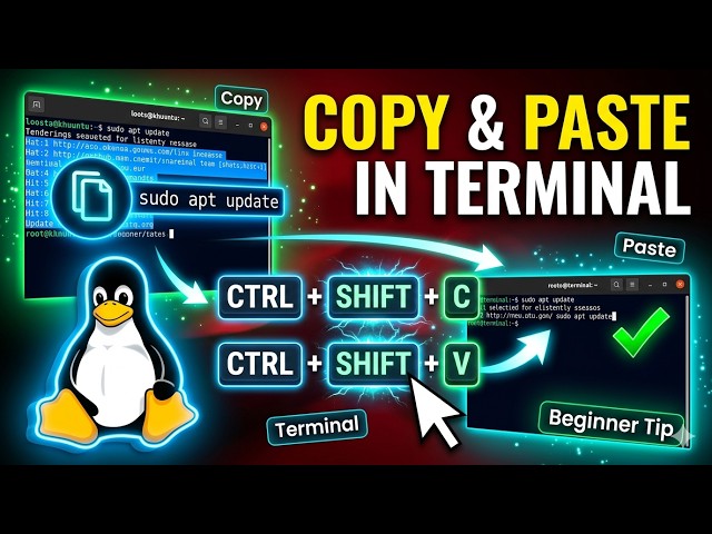 How to Copy and Paste in Linux Terminal (Beginner's Guide)