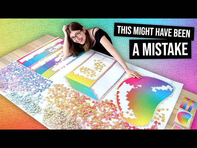I mixed together three gradient puzzles. Can I still solve them?