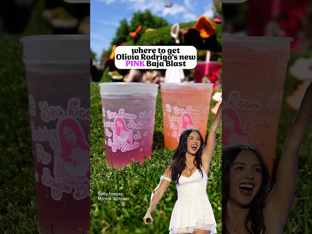 Olivia Rodrigo x Taco Bell NEW Baja Blast