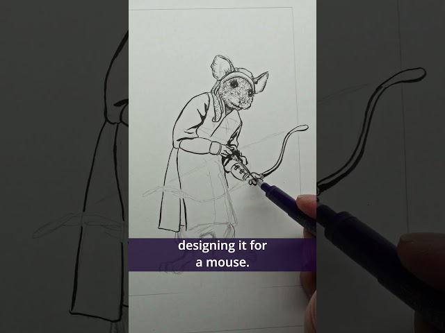I Drew An Adorable Mouse Archer!