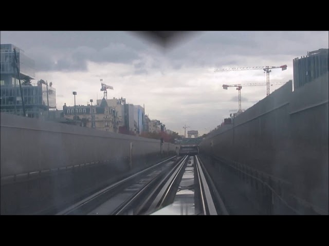 Driverless metro in Paris - U-Bahn - Subway - רכבת - RATP