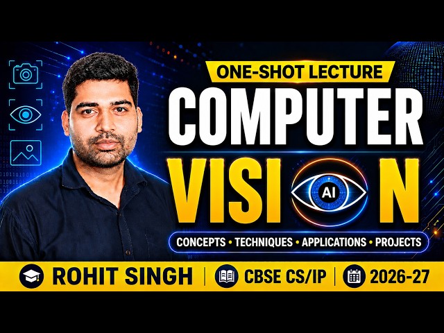 Computer Vision Class 10 AI (Code 417) | Unit 5 One-Shot