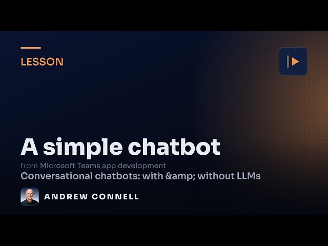 Build a Simple Microsoft Teams Chatbot without an LLM