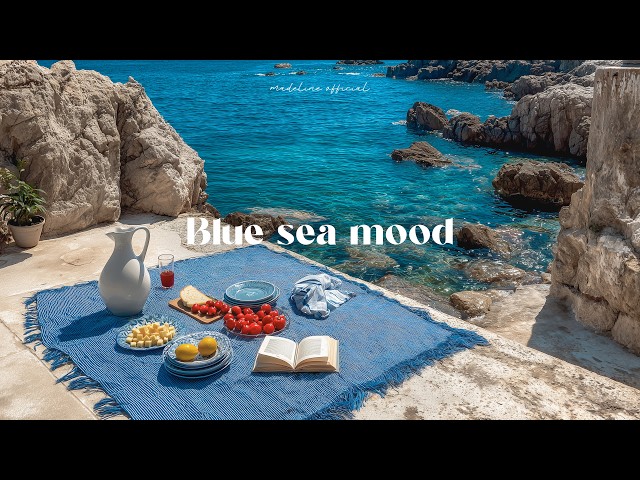 a dreamy summer by the blue sea 🌊 romanticize your life with soft guitar music