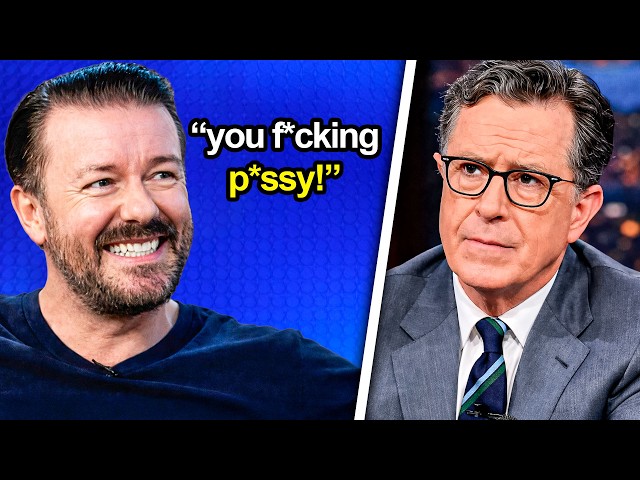 Ricky Gervais DEMOLISHING Talk Show Hosts For 10 Minutes Straight!
