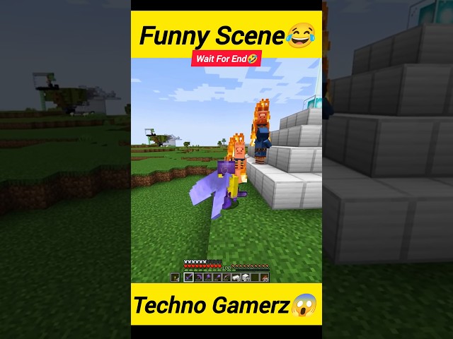 techno gamerz minecraft funny videos short👍 #minecraft #technogamerz #ujjwal #worldrecord #funny