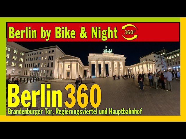 Regierungsviertel und Hauptbahnhof bei Nacht: Licht, Schatten und moderne Architektur an der Spree