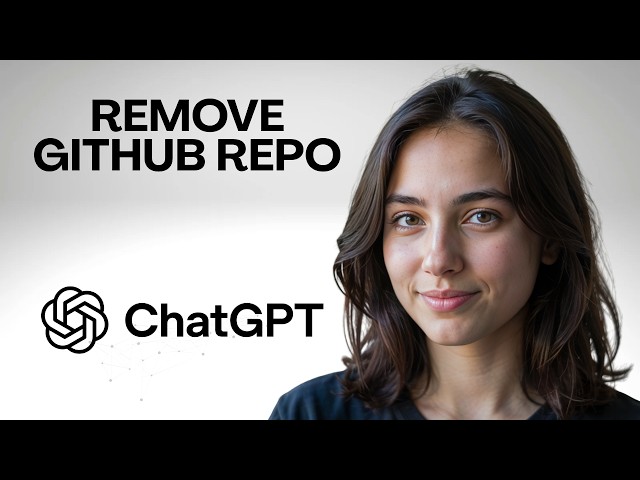 How to Remove a GitHub Repository From ChatGPT