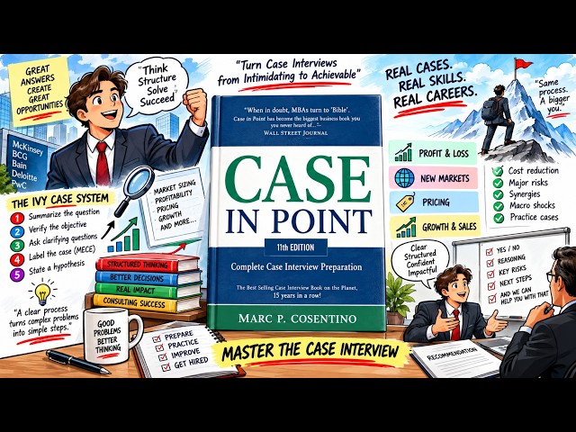 Case in Point by Marc Cosentino ! Master the Ivy Case System & Crack Consulting Case Interviews !