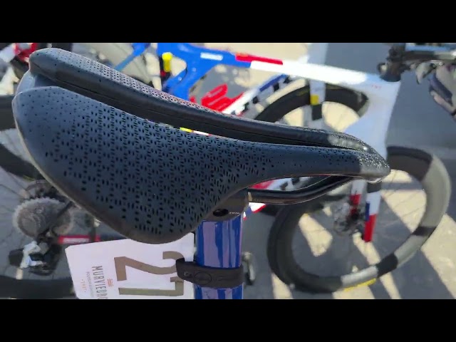 Lidl-Trek bikes at the start of stage 4 of the Vuelta Valenciana 2026