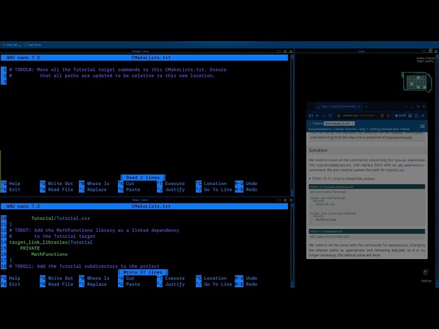cmake Tutorial Step1 Exercises2_Exercise4