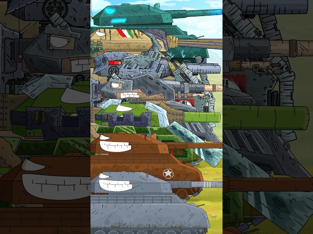 The whole story of Ratte #gerand #ratte #cartoons_about_tanks #shorts