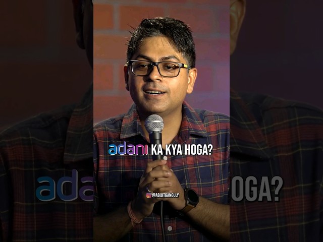 Adani & Snacks | Stand-up Comedy by Abijit Ganguly | Crowdwork #shorts