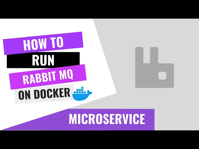 HOW TO RUN RABBITMQ ON DOCKER