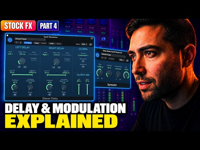 What Every Logic Pro Stock Effect Actually Does | Part 4: Delay, Modulation & Stereo Imaging