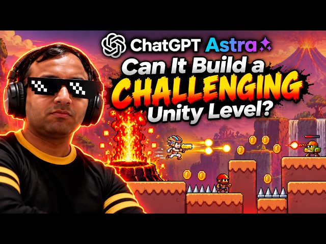 Can ChatGPT Astra Build a Challenging Unity Level?
