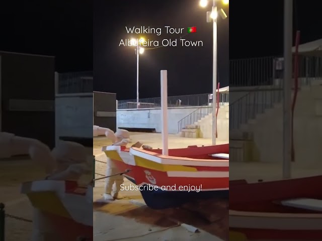 Walking tour Albufeira #4k #algarve #walking #portugal #walkingtour #beaches