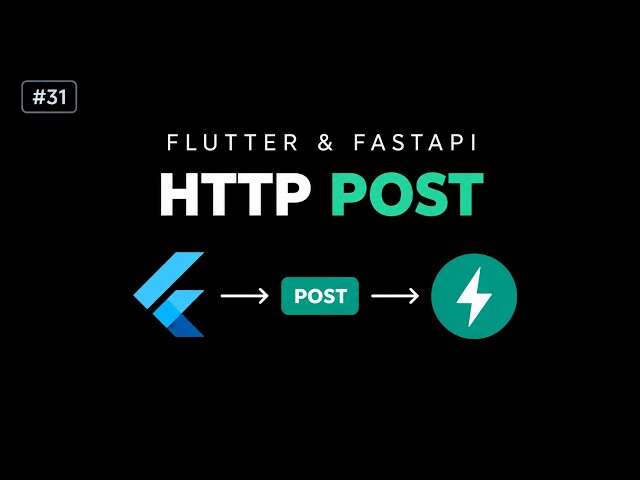 Flutter HTTP POST Requests Explained | Send Data to FastAPI
