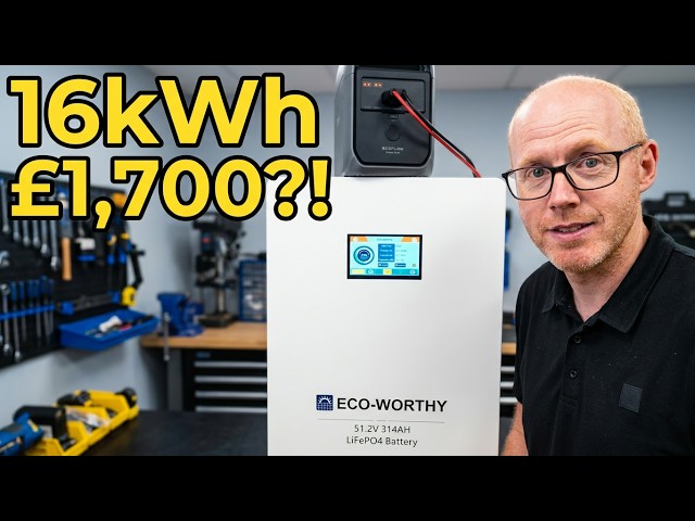 £1,700 for 16kWh of Battery Storage?! Eco-Worthy 48V 314Ah Battery