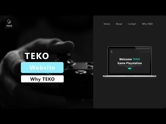 Build a Amazing static  website - Why TEKO | Service Section