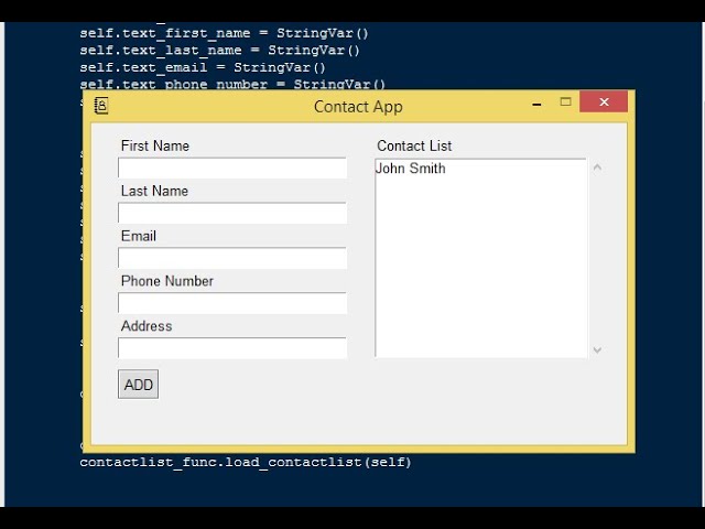 Simple Contact Management System with SQLite in Python